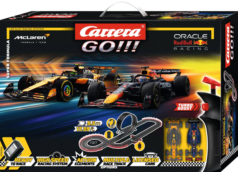 Carrera GO!!! Super Formula Set – Verstappen vs Norris 5.3m Track
