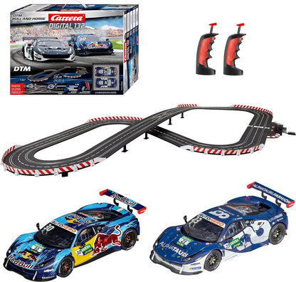 Carrera Premium Digital 124 Slot Racing System DTM Scale 1:32 Track 7.6m DTM Bull & Horse