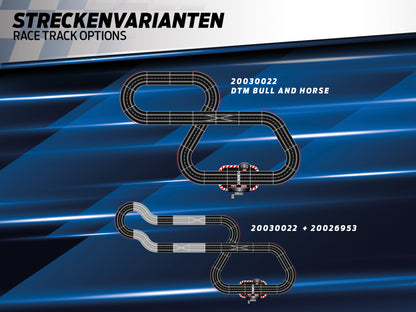 Carrera Premium Digital 124 Slot Racing System DTM Scale 1:32 Track 7.6m DTM Bull & Horse