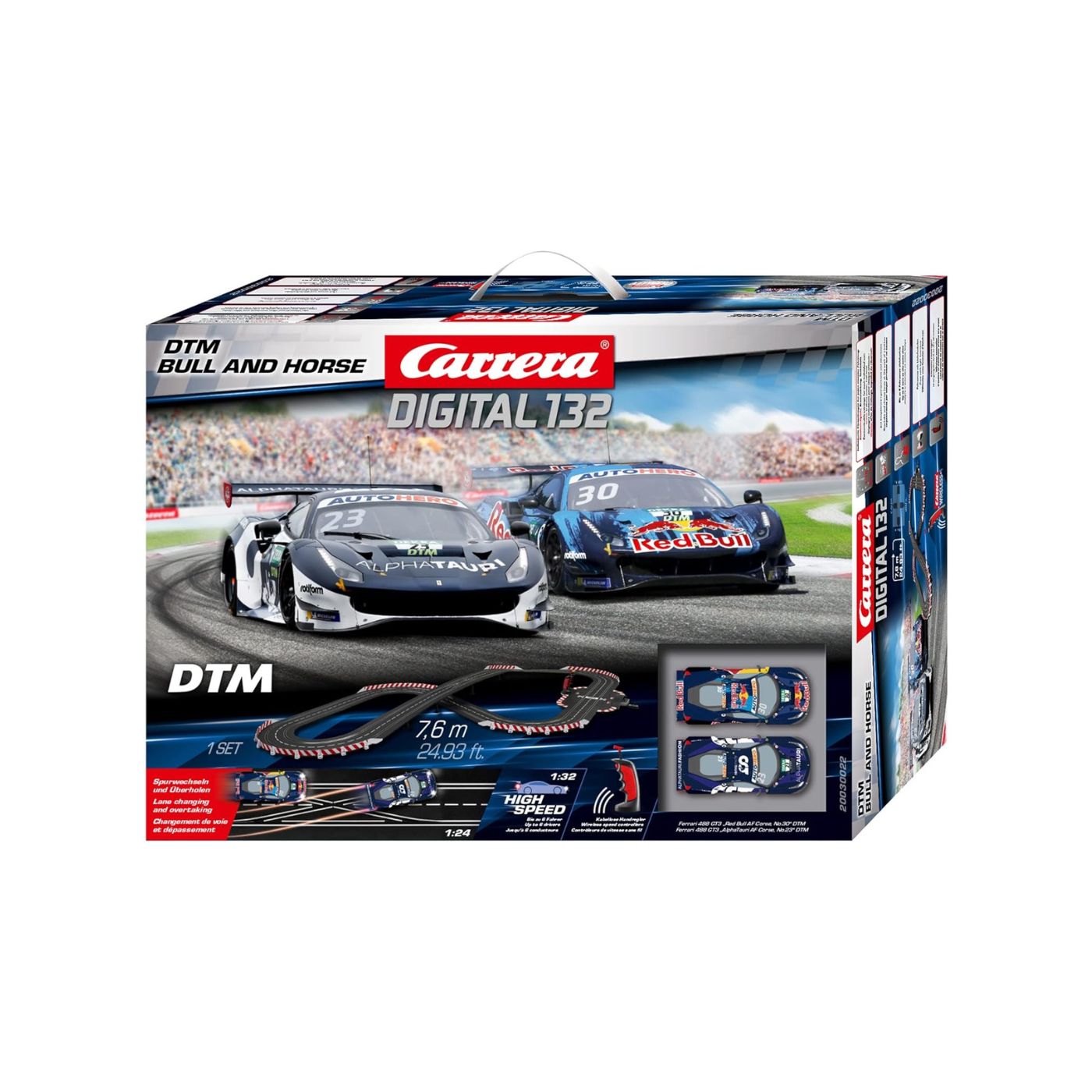 Carrera Premium Digital 132 Slot Car Racing System DTM Scale 1:32 Extr ...