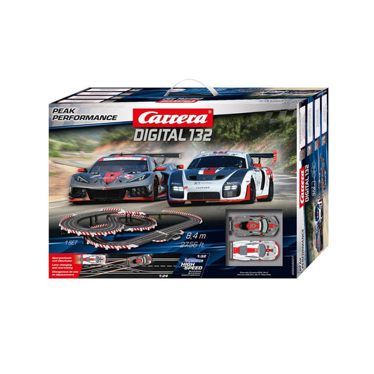 Carrera Premium Digital 132 Slot Car Racing System Scale 1:32 Track 8.4mm Peak Performance