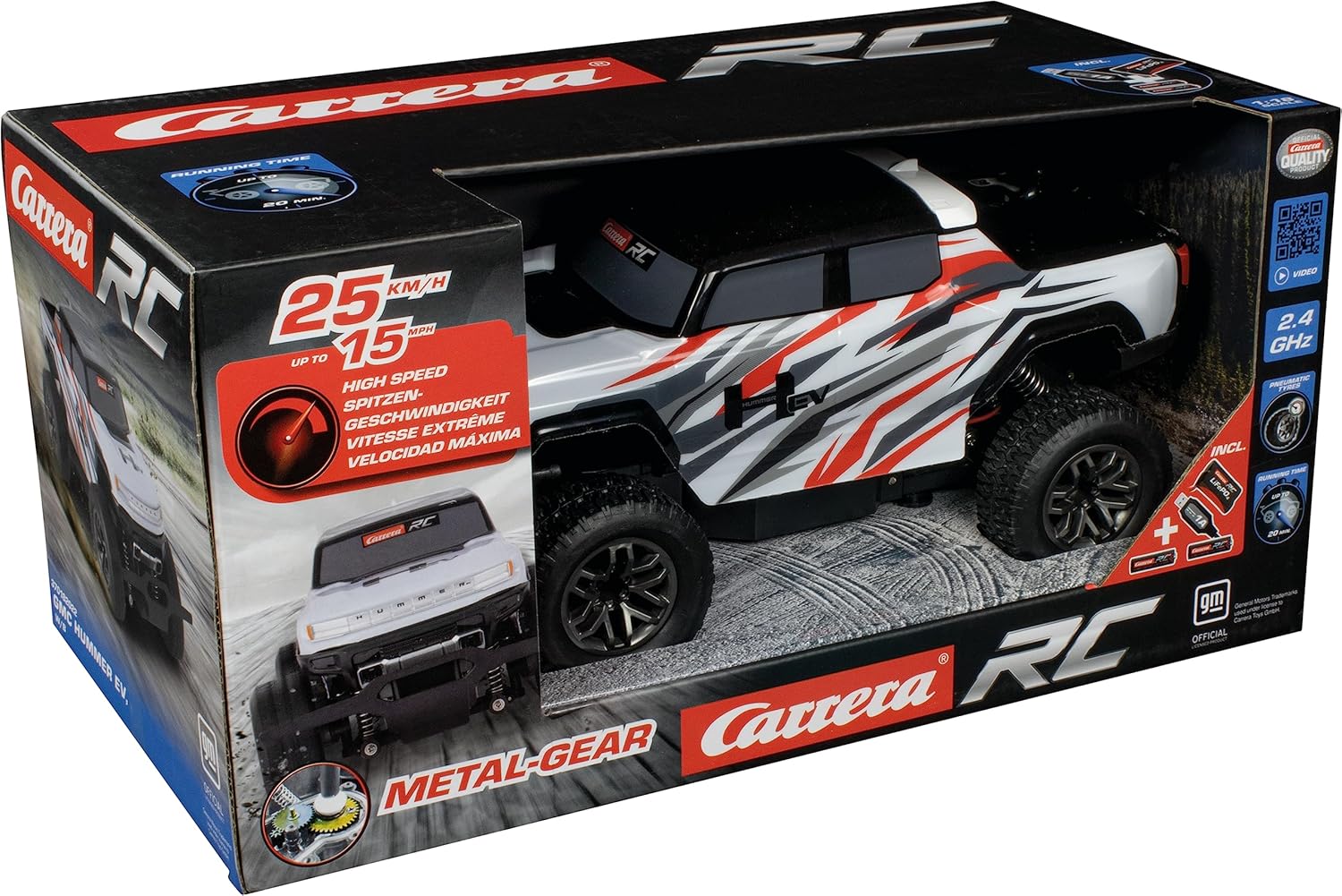 Carrera RC Hummer EV 1:20 Scale – Fast RC Car for Kids 8+