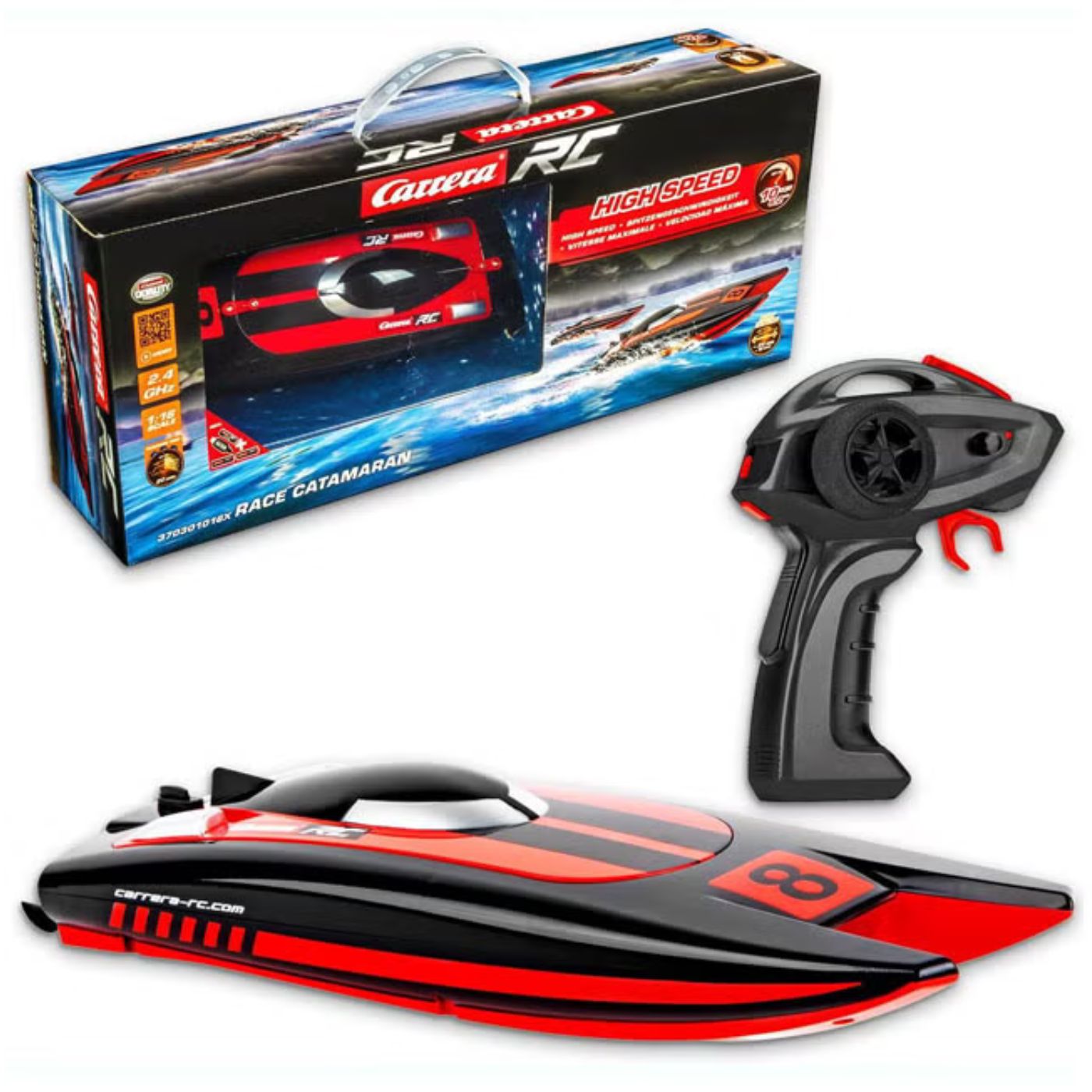 Carrera RC Race Catamaran – Remote Control Speed Boat