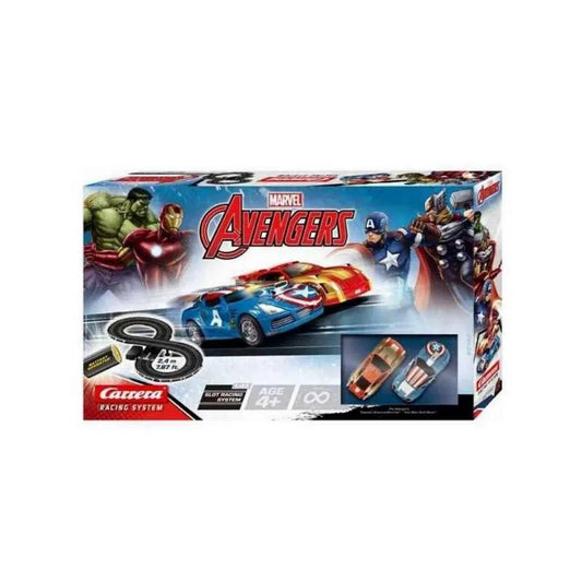 Carrera Slot Car Racing System Track 2.4m Go!!! Marvel Avengers