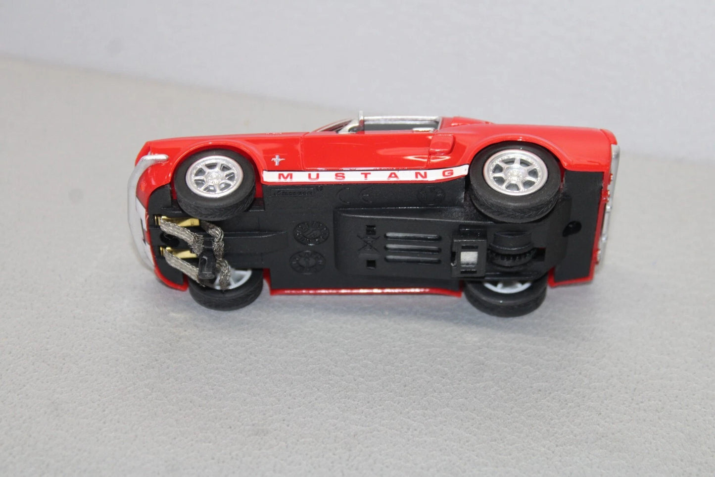 Carrera Ford Mustang '67 Racing Red Slot Car – 1:43 Scale GO!!! Classic Sports Car