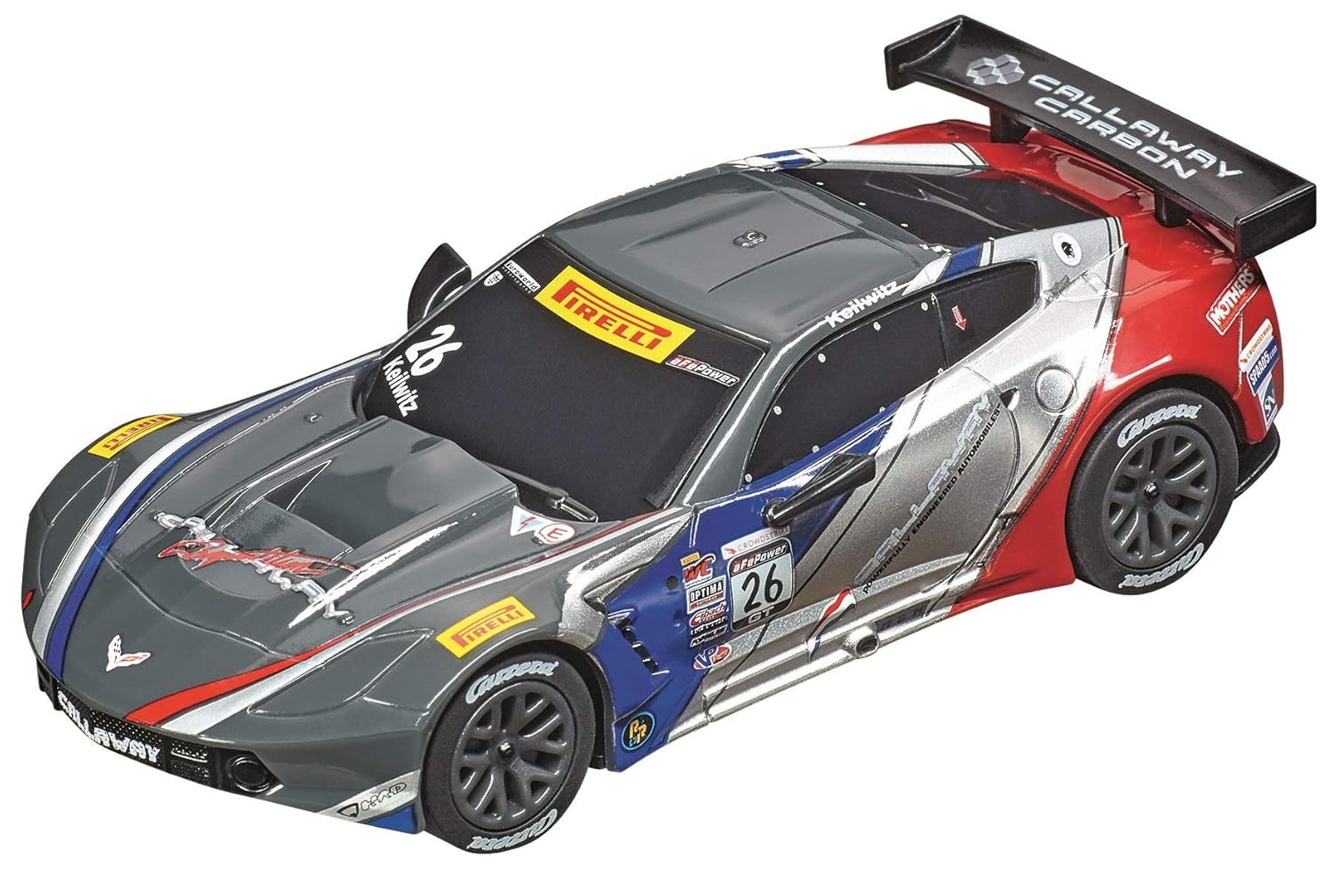 Carrera GO!!! 62521 Onto The Podium 1:43 Slot Car Racing Set – Viper & Corvette with Controllers
