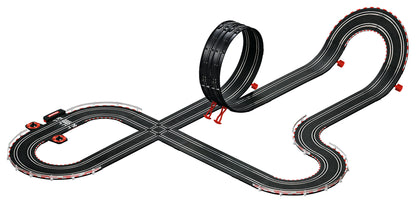 Carrera GO!!! DTM Power Lap Slot Car Racing Set – 1:43 Scale with BMW M4 GT3 & Audi R8 LMS
