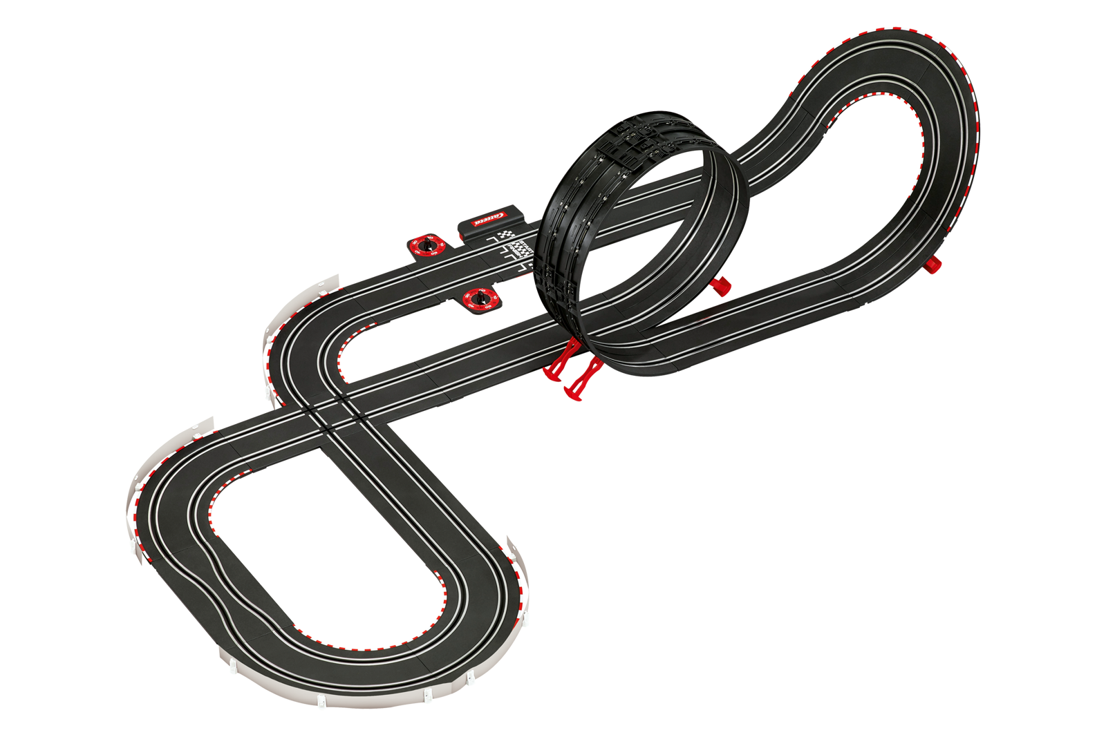 Carrera GO!!! Speed 'n' Chase Slot Car Set – 1:43 Scale Ferrari F12 vs Lamborghini Huracán Police Chase
