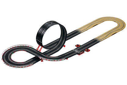 Carrera GO!!! Super Rally Slot Car Racing Set – 1:43 Scale Rally Track with Citroën DS3 WRC Cars