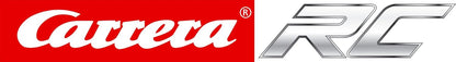 Carrera RC logo with red and silver design