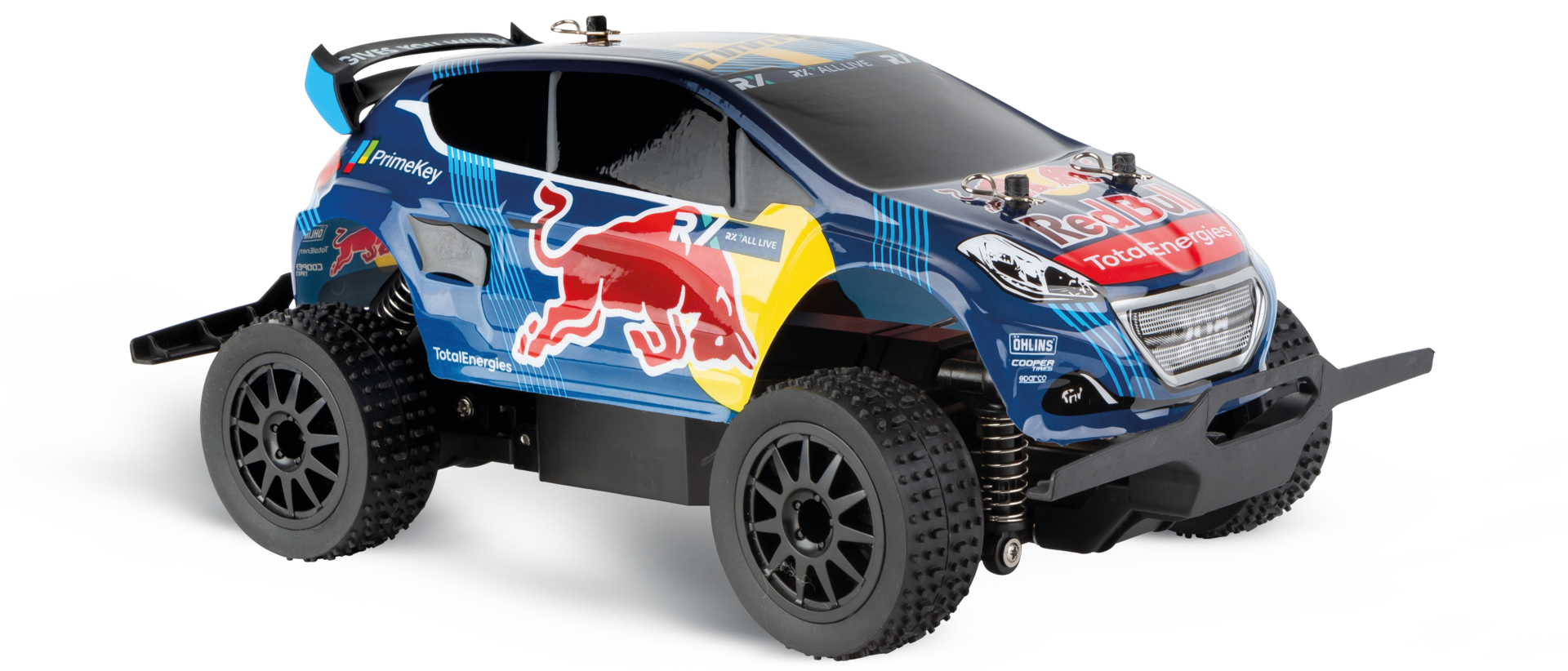 Carrera RC Red Bull Peugeot WRX 208 Rallycross Car