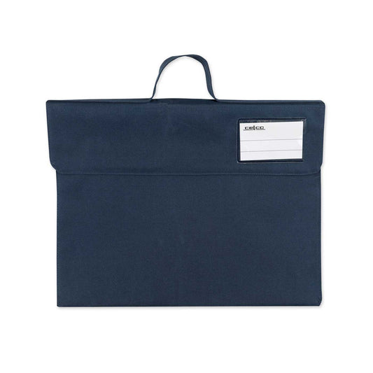 Celco Book Bag Library Bag 29 x 37cm Navy Blue