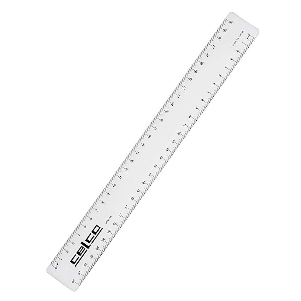 30cm Ruler Image Celco Ruler 30cm Clear Plastic – School Depot NZ