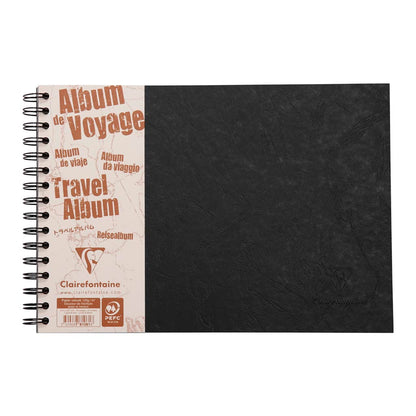Clairefontaine Age Bag Travel Album Visual Diary A4 Black