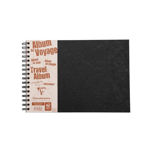 Clairefontaine Age Bag Travel Album Visual Diary A4 Black