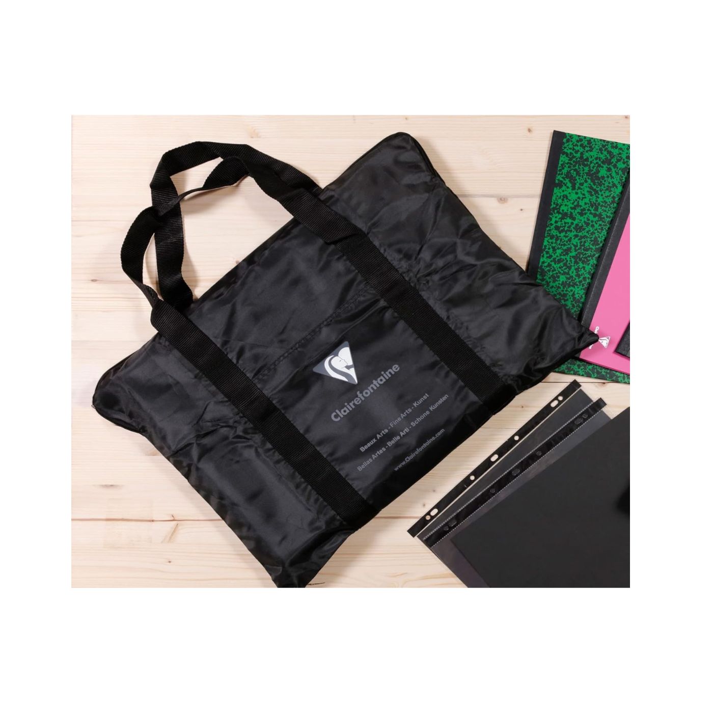 Clairefontaine Art Folder Carry Bag Black A3