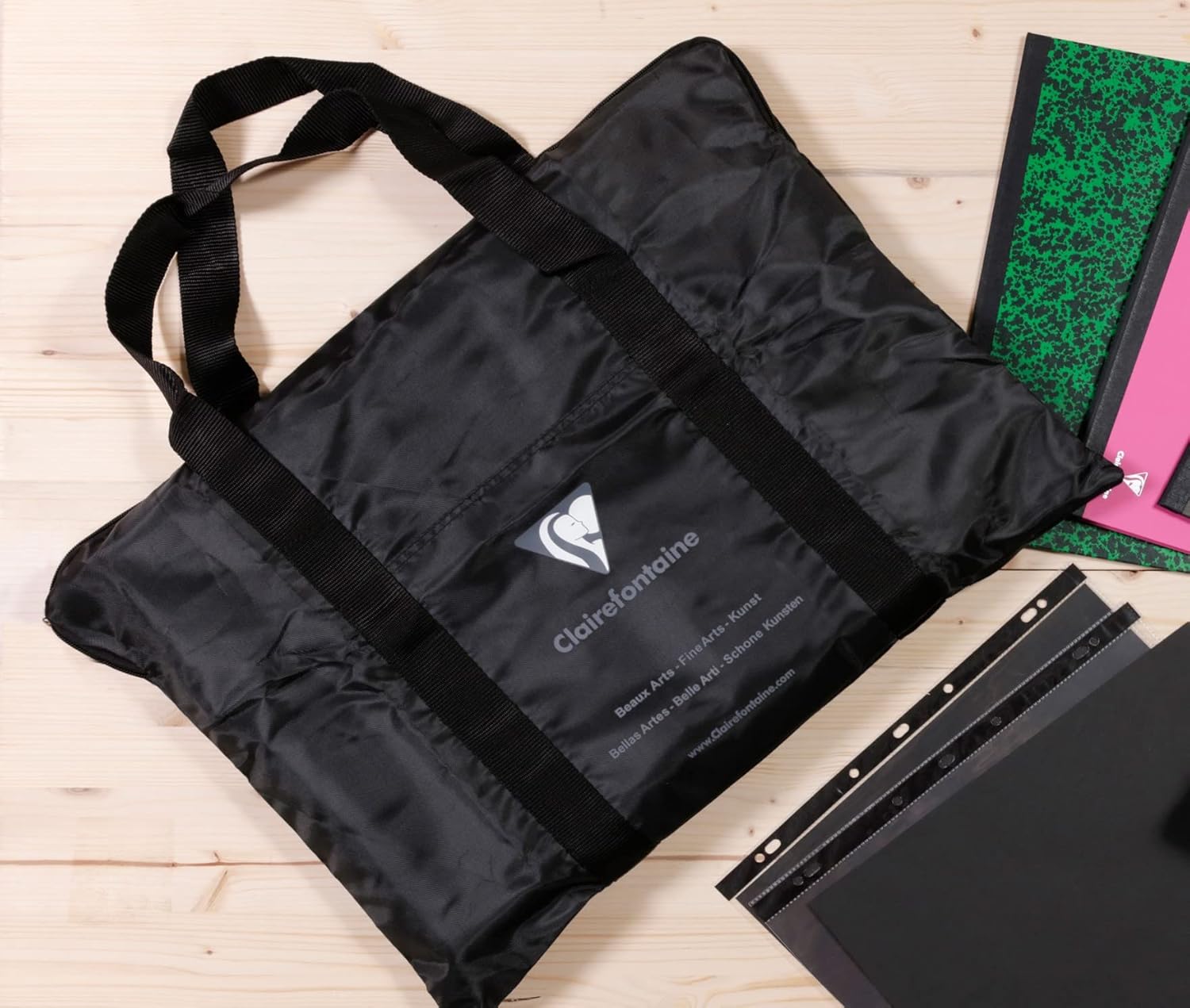 Clairefontaine Art Folder Carry Bag Black A3