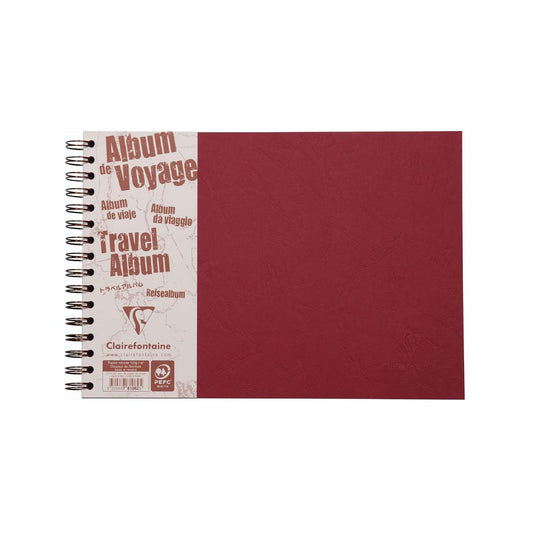 Clairefontaine Age Bag Travel Album Visual Diary A4 Red