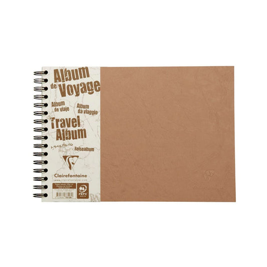 Clairefontaine Age Bag Travel Album Visual Diary A4 Tobacco