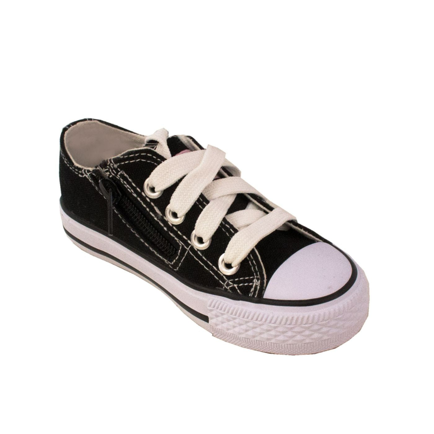 Classic Kids Canvas Sports Shoes Black 25 to 27