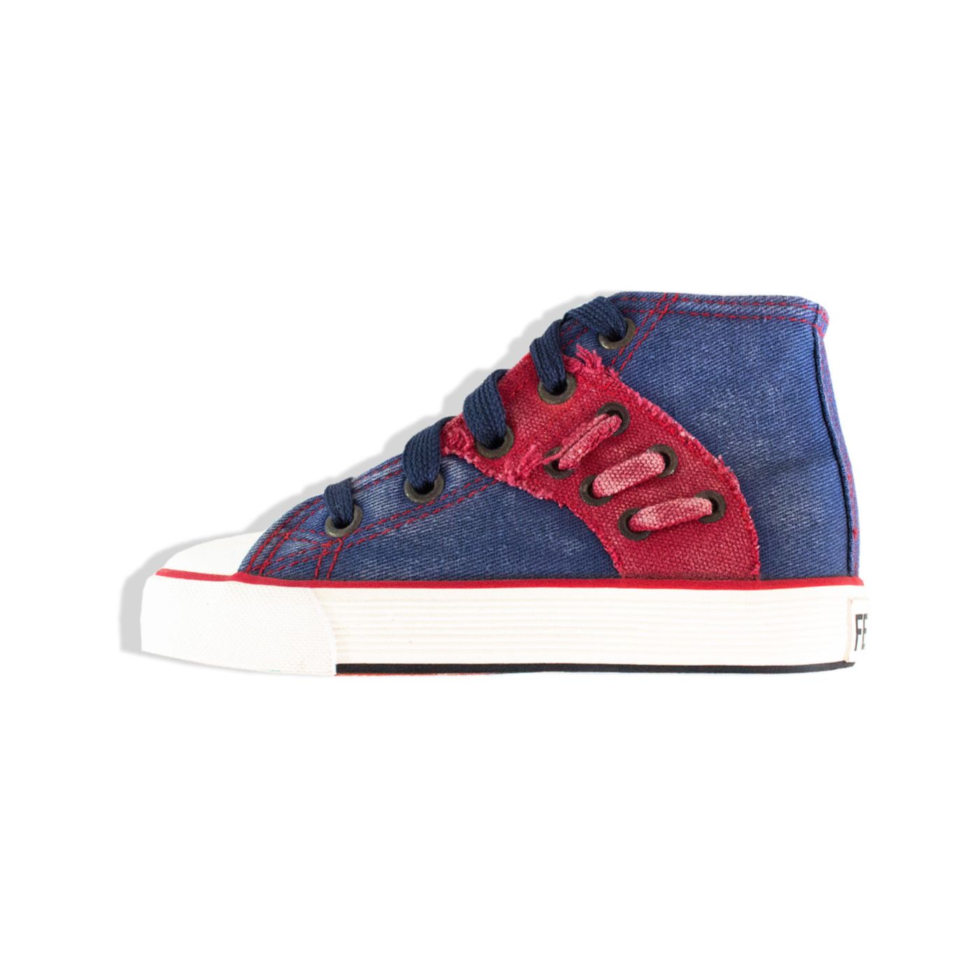 Classic Kids Canvas Sports Shoes Washed Blue Size 25 - 37