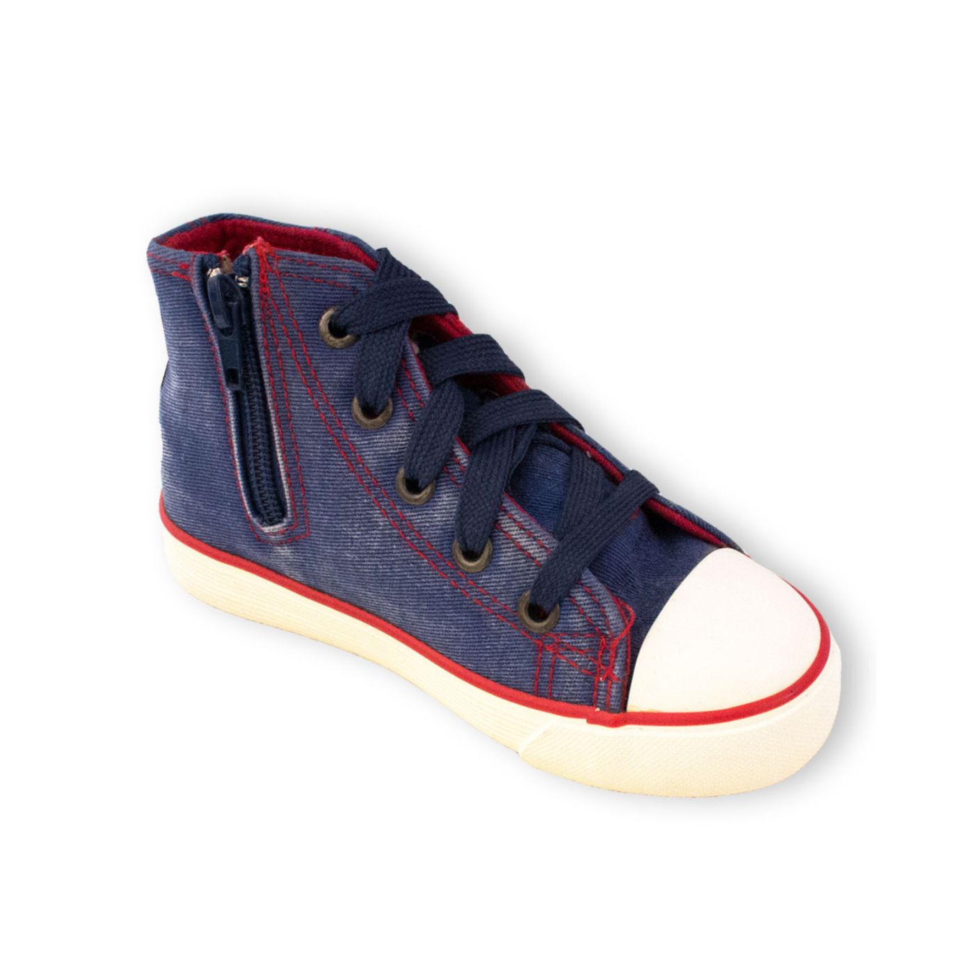 Classic Kids Canvas Sports Shoes Washed Blue Size 25 - 37