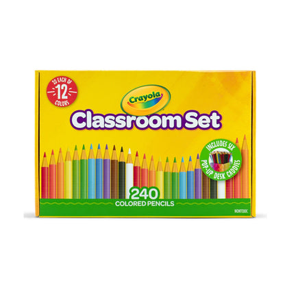 Crayola Colored Pencils Classroom Set 240 Pieces
