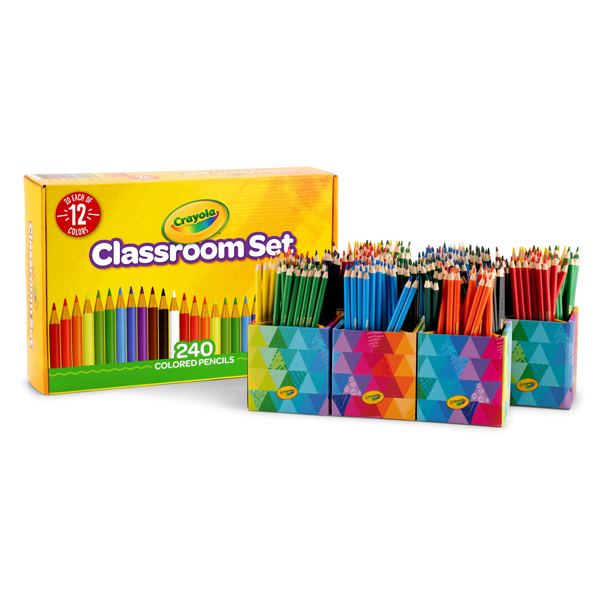 Crayola Colored Pencils Classroom Set 240 Pieces