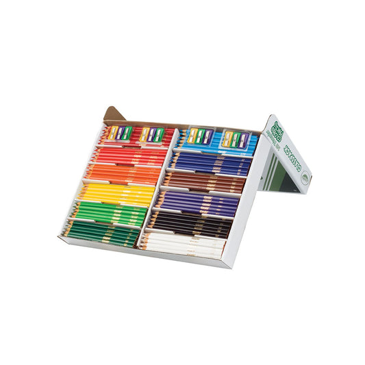 Crayola Coloured Triangular Pencil 12 colors + 12 Sharpeners Class Pack of 240
