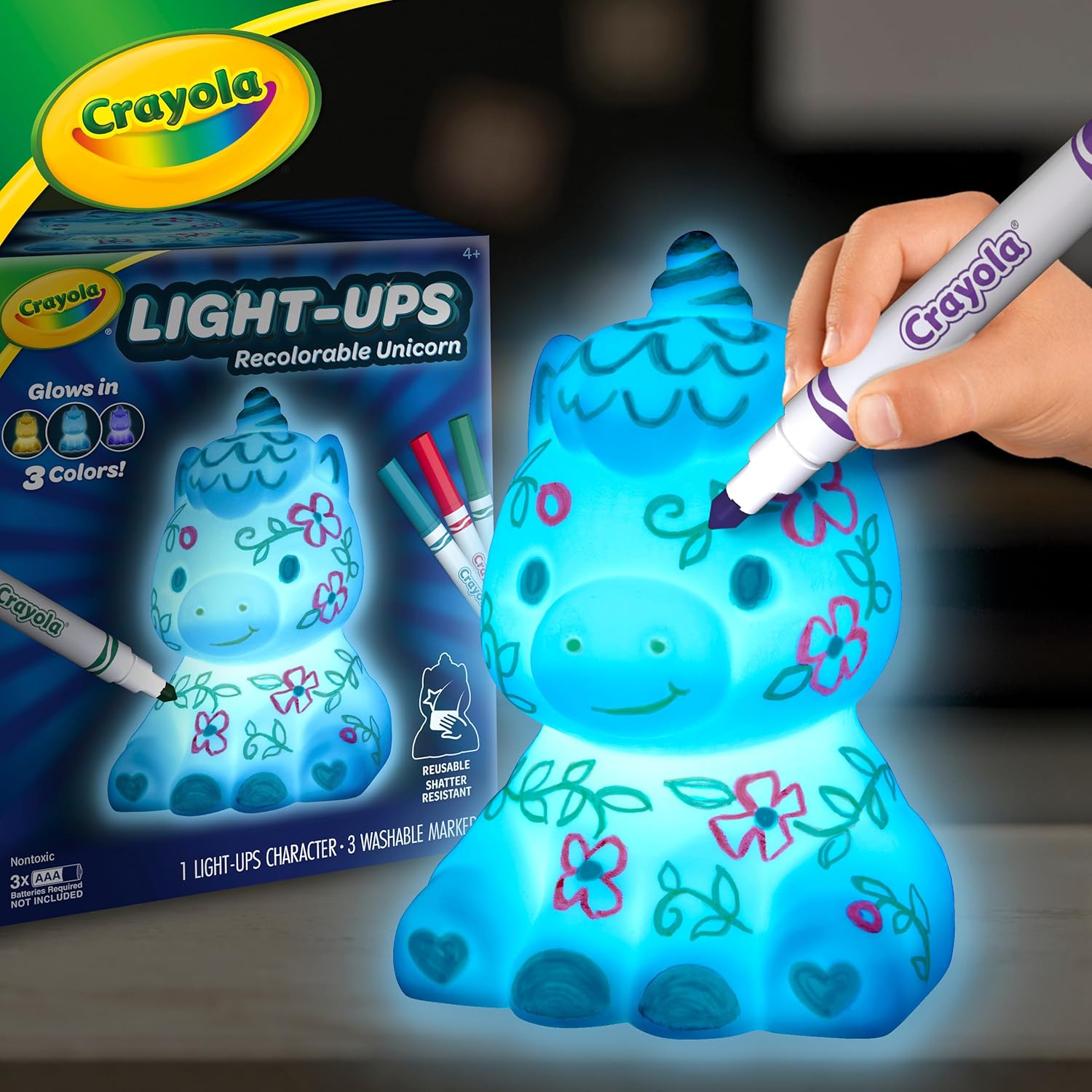 Crayola Light-Ups Rerecordable Craft Unicorn