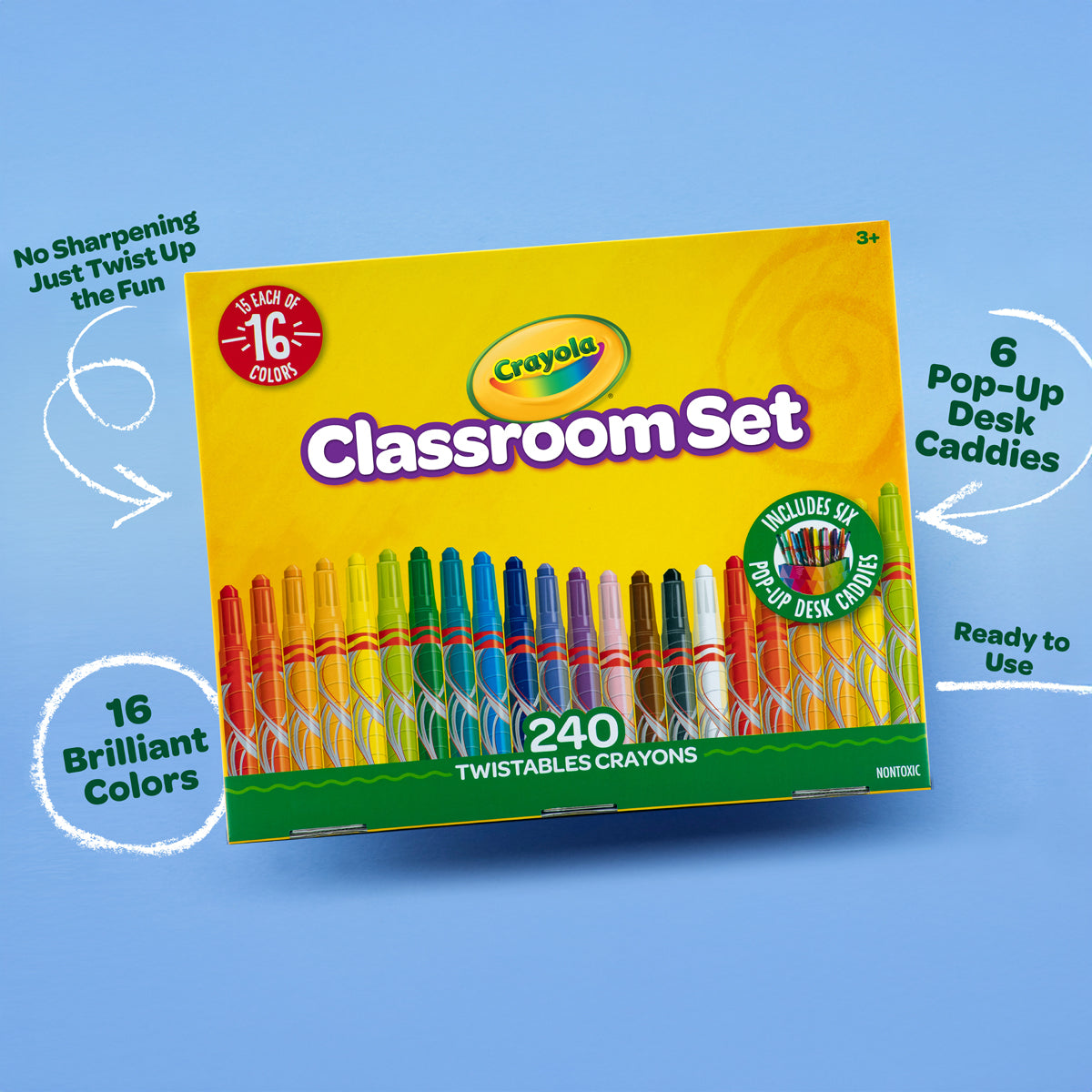 Crayola Twistables Crayons Classroom Set 240 Pieces