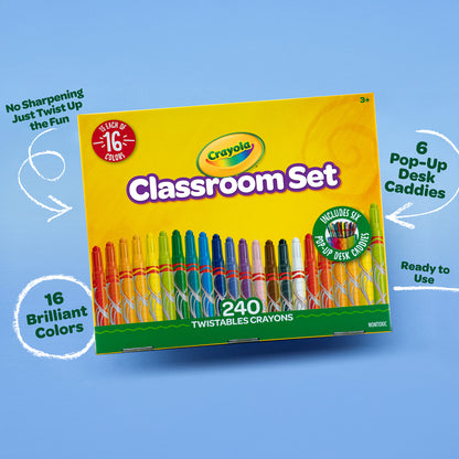 Crayola Twistables Crayons Classroom Set 240 Pieces
