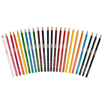 Crayola Coloured Pencils Full Length 24 Shades