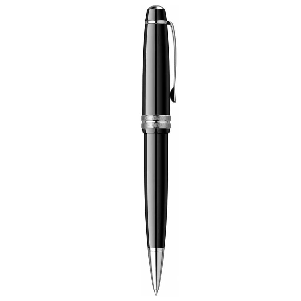 Cross Ballpoint Pen Bailey Light Glossy Black Resin Medium Tip Black Ink