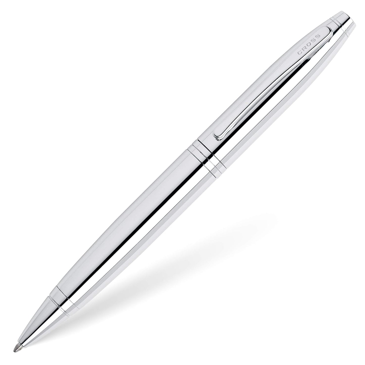 Cross Ballpoint Pen Calais Polished Chrome Black Ink