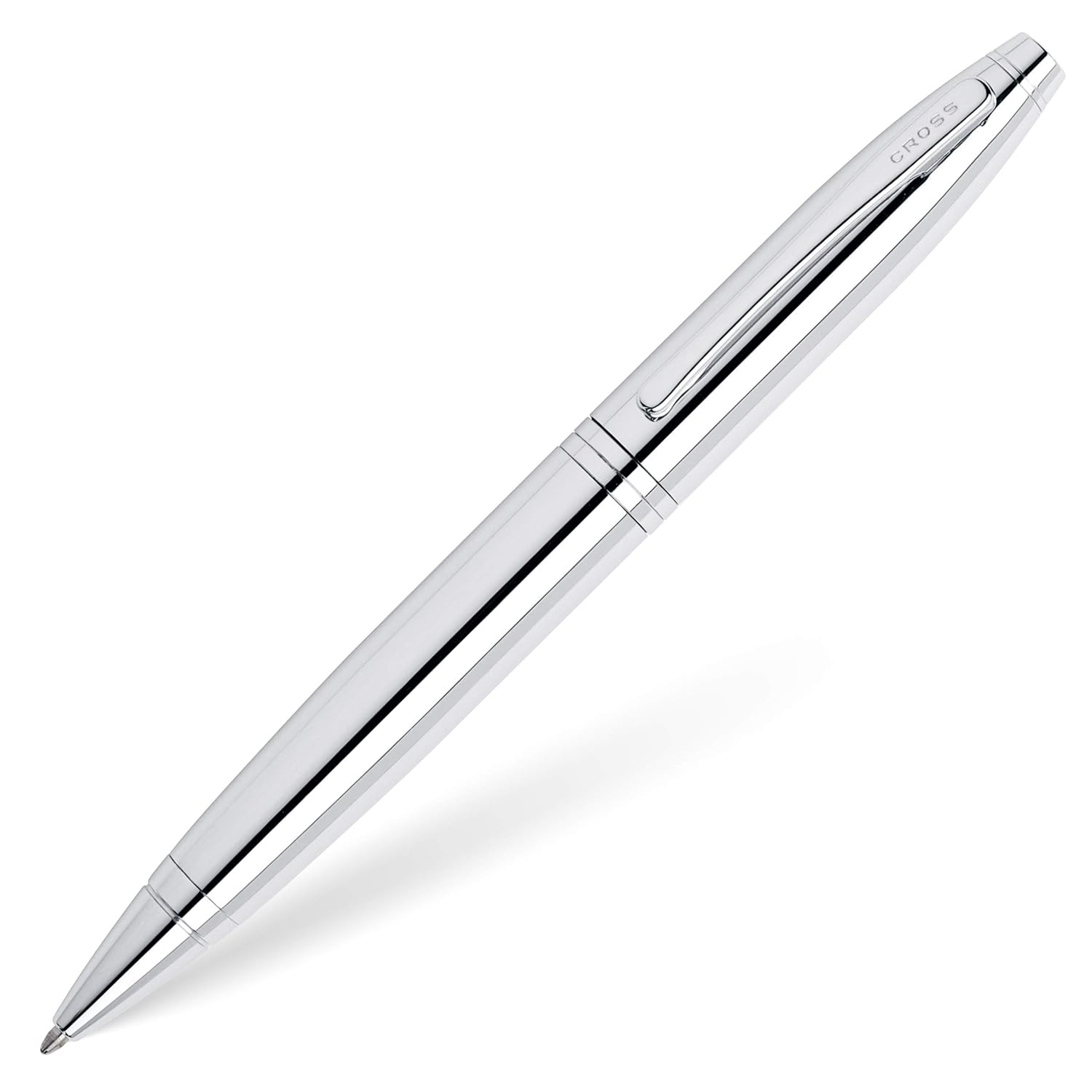 Cross Ballpoint Pen Calais Polished Chrome Black Ink