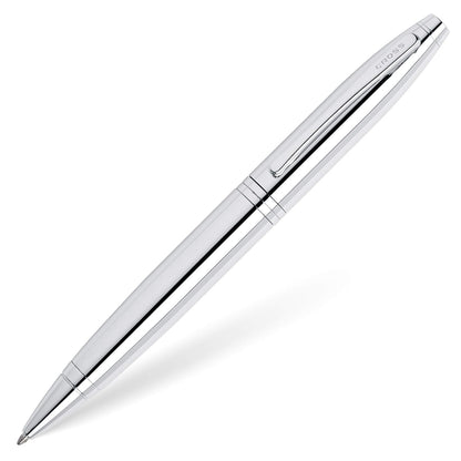 Cross Ballpoint Pen Calais Polished Chrome Black Ink