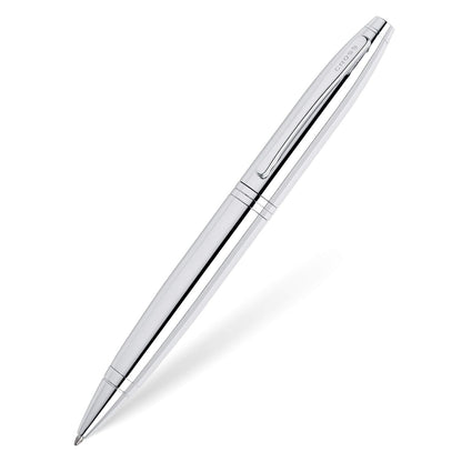 Cross Ballpoint Pen Calais Polished Chrome Black Ink