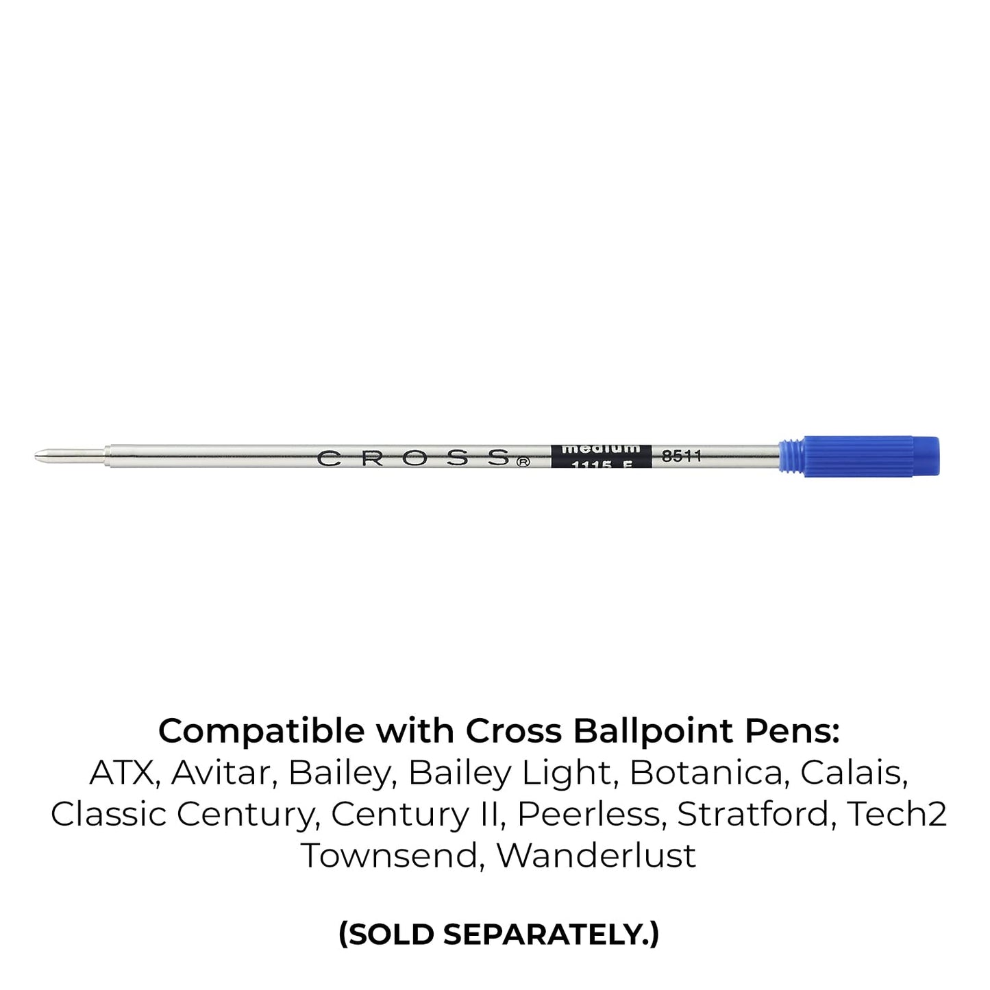 Cross Ballpoint Pen Refill 8511 Medium Blue