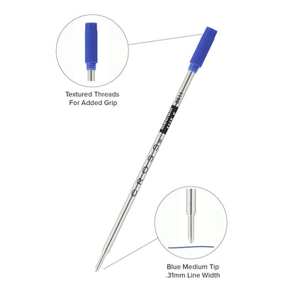 Cross Ballpoint Pen Refill 8511 Medium Blue
