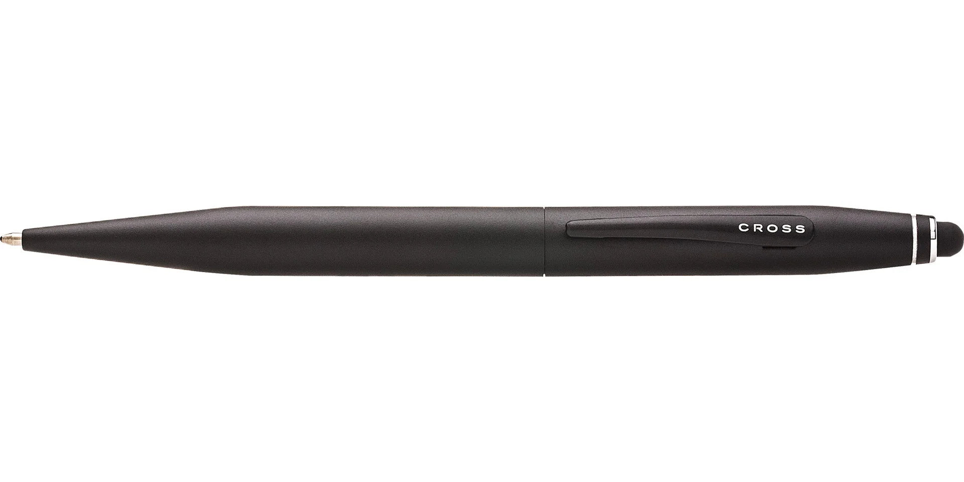 Cross Ballpoint Pen + Stylus Satin Black Tech 2 Medium Black Ink