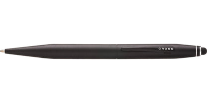 Cross Ballpoint Pen + Stylus Satin Black Tech 2 Medium Black Ink