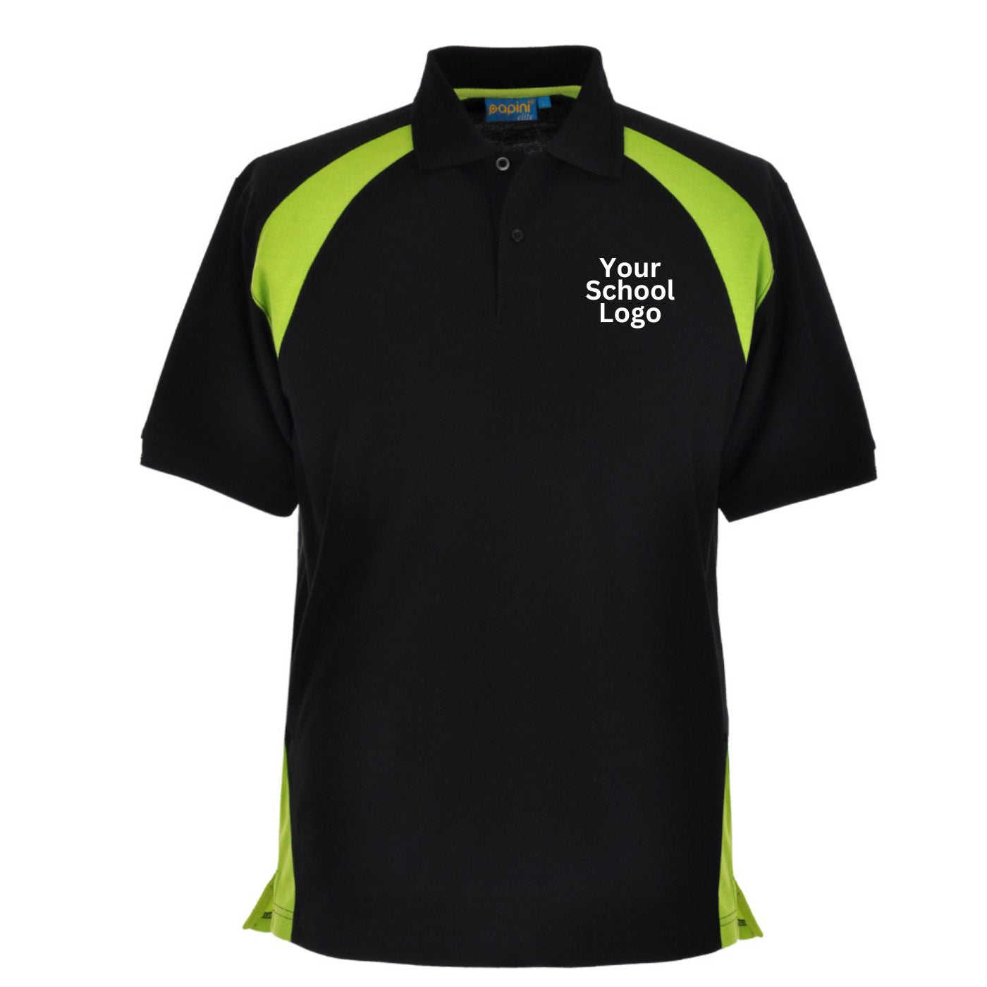 School Uniform 100% Polyester Polo T-Shirt Custom Made Size 4 to 16