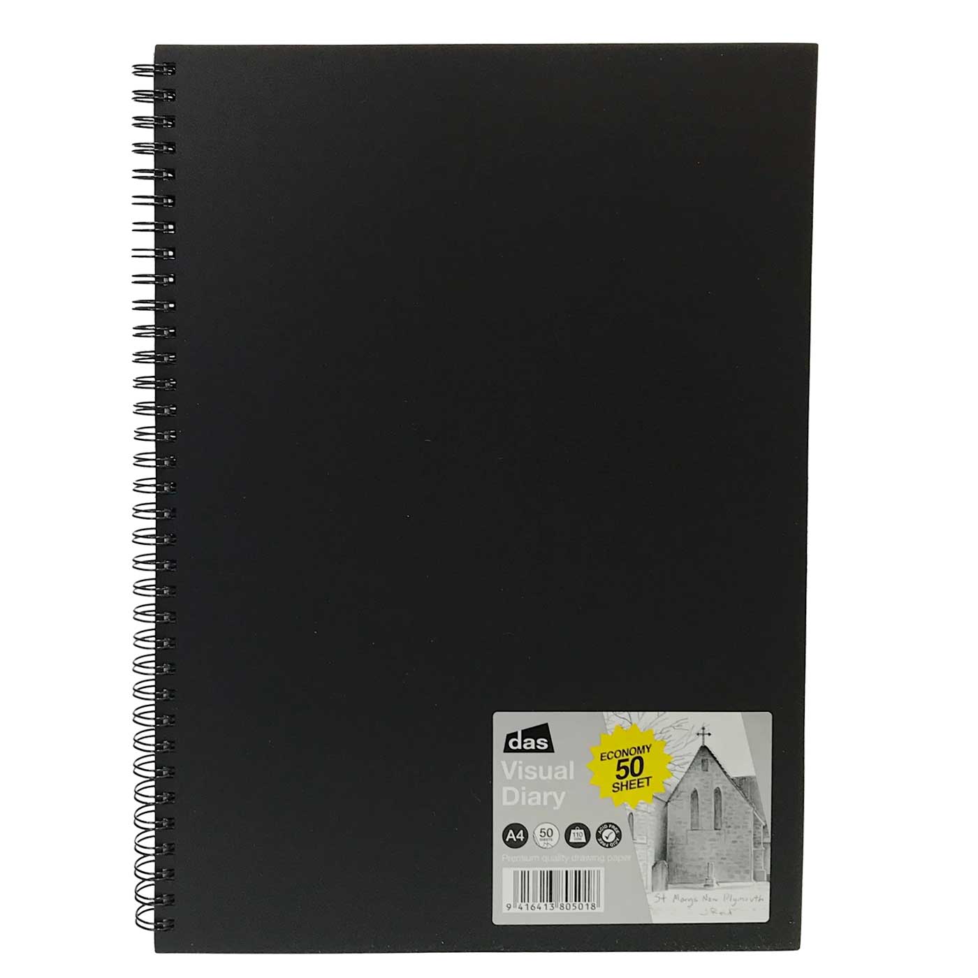 DAS Visual Diary A4 110gsm 50 Sheets