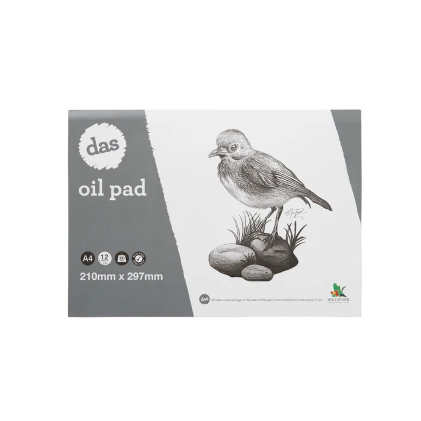 DAS Oil Pad Kakaruai 300gsm Woven Textured Paper 12 Sheets A4