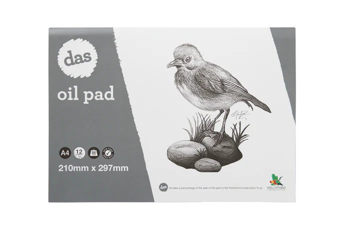 DAS Oil Pad Kakaruai 300gsm Woven Textured Paper 12 Sheets A4
