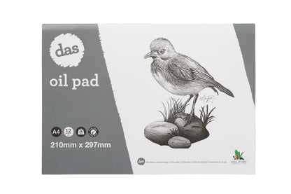 DAS Oil Pad Kakaruai 300gsm Woven Textured Paper 12 Sheets A4