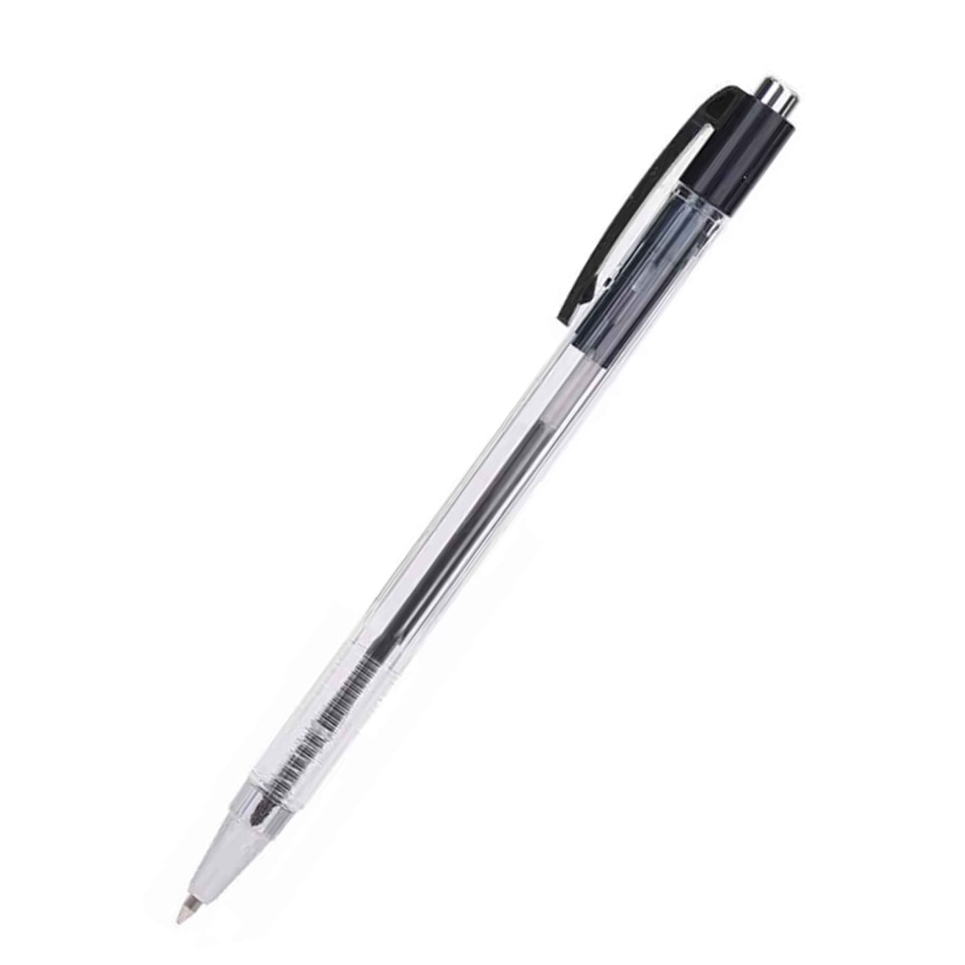 Deli Clic Ballpoint Pen Medium Tip 0.7mm Black