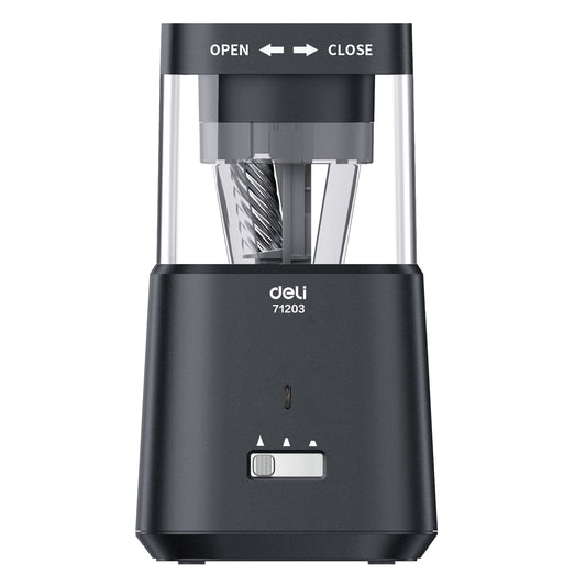Deli Automatic Electric Pencil Sharpener E71203-GY for 6.9-8mm Pencils