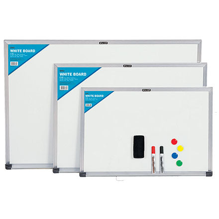Deli Magnetic Whiteboard with Starter Kit 600 x 900mm